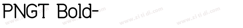 PNGT Bold字体转换